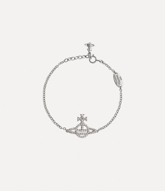 Vivienne Westwood Calliope Bracelet in PLATINUM/WHITE CZ